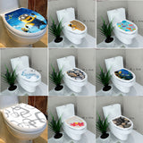 sticker wc toilet cover