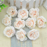 Mini Artificial Flowers Silk Roses Heads