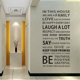 Brand New Family Rules Words Wallpaper