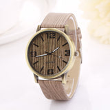Lovesky 2016 Wooden Quartz Women Watches Men Casual Wooden Color Leather Strap Watch Wood Female Wristwatch Relogio Feminino