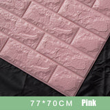 70x77cm PE Foam 3D Wall Stickers Safty Home Decor Wallpaper DIY Wall Decor Brick Living Room Kids Bedroom Decorative Sticker