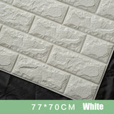 70x77cm PE Foam 3D Wall Stickers Safty Home Decor Wallpaper DIY Wall Decor Brick Living Room Kids Bedroom Decorative Sticker