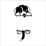 DIY Funny Cute Cat Dog Switch Stickers Wall Stickers Home Decoration Bedroom Parlor Decoration