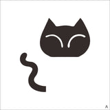 DIY Funny Cute Cat Dog Switch Stickers Wall Stickers Home Decoration Bedroom Parlor Decoration
