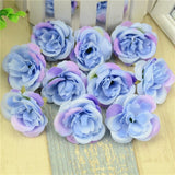 Mini Artificial Flowers Silk Roses Heads