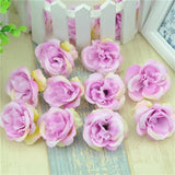 Mini Artificial Flowers Silk Roses Heads