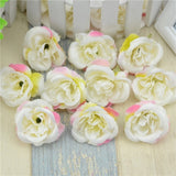 Mini Artificial Flowers Silk Roses Heads