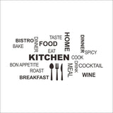 kicthen wall stickers creative art