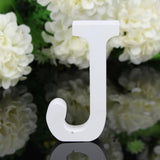 SIBAOLU Home Decor Decoration thick Wood Wooden White Letters Alphabet Wedding Birthday 8cmX1.2cm Drop Shipping