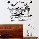 welcome to our home quote wall stciker