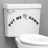 big mouth toilet stickers wall decorations