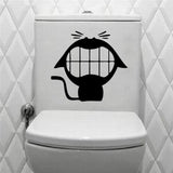 big mouth toilet stickers wall decorations