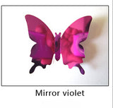Mirror Sliver 3D Butterfly Wall Stickers