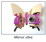 Mirror Sliver 3D Butterfly Wall Stickers