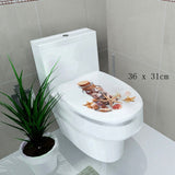 sticker wc toilet cover