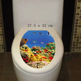 sticker wc toilet cover