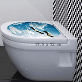 sticker wc toilet cover
