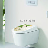 sticker wc toilet cover