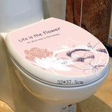 sticker wc toilet cover