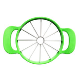 Kitchen Practical Tools Creative Watermelon Slicer Melon Cutter Knife 410 stainless steel Fruit Cutting Slicer White and Green