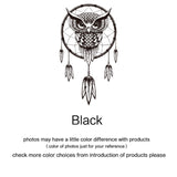 Indian Dream Catcher Decor Wall sticker Owl