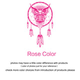 Indian Dream Catcher Decor Wall sticker Owl