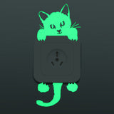 New Luminous Cartoon Switch Sticker Wall