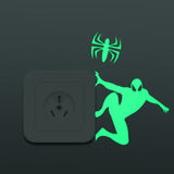 New Luminous Cartoon Switch Sticker Wall