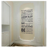 Brand New Family Rules Words Wallpaper