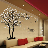 tree crystal wall stickers