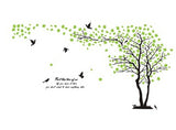 tree crystal wall stickers