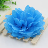 Diy Multi Colour 4" 6" 8" mixed Sizes 15pcs Paper Flowers Ball Wedding Home Birthday Party Car Decoration Tissue Paper Pom Poms