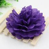 Diy Multi Colour 4" 6" 8" mixed Sizes 15pcs Paper Flowers Ball Wedding Home Birthday Party Car Decoration Tissue Paper Pom Poms