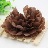 Diy Multi Colour 4" 6" 8" mixed Sizes 15pcs Paper Flowers Ball Wedding Home Birthday Party Car Decoration Tissue Paper Pom Poms
