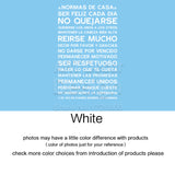 Spanish Version NORMAS DE CASA House Rules Wall Sticker