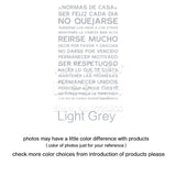 Spanish Version NORMAS DE CASA House Rules Wall Sticker