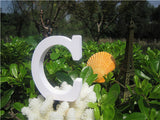 8cm  free Standing Artificial wood wooden white Letter for decorations Wedding Decorations Home Decorations Brithday Gift