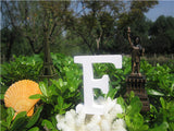 8cm  free Standing Artificial wood wooden white Letter for decorations Wedding Decorations Home Decorations Brithday Gift