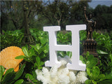 8cm  free Standing Artificial wood wooden white Letter for decorations Wedding Decorations Home Decorations Brithday Gift