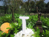 8cm  free Standing Artificial wood wooden white Letter for decorations Wedding Decorations Home Decorations Brithday Gift
