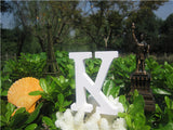 8cm  free Standing Artificial wood wooden white Letter for decorations Wedding Decorations Home Decorations Brithday Gift