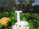 8cm  free Standing Artificial wood wooden white Letter for decorations Wedding Decorations Home Decorations Brithday Gift