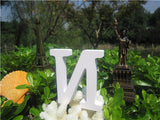 8cm  free Standing Artificial wood wooden white Letter for decorations Wedding Decorations Home Decorations Brithday Gift