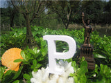 8cm  free Standing Artificial wood wooden white Letter for decorations Wedding Decorations Home Decorations Brithday Gift