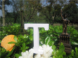 8cm  free Standing Artificial wood wooden white Letter for decorations Wedding Decorations Home Decorations Brithday Gift