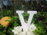 8cm  free Standing Artificial wood wooden white Letter for decorations Wedding Decorations Home Decorations Brithday Gift