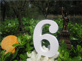 8cm  free Standing Artificial wood wooden white Letter for decorations Wedding Decorations Home Decorations Brithday Gift