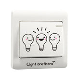 6 Kinds Cute Cartoon Switch sticker