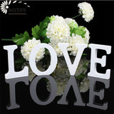 WEEDDIE 1 PCS Home Decoration Wood Wooden Letter Alphabet Word Free Standing Wedding Part Birthday