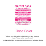 Spanish EN ESTA CASA House Rules Wall Sticker